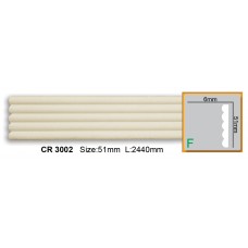 Гибкий молдинг из полиутерана CR 3002 (2.44м) Flexi*